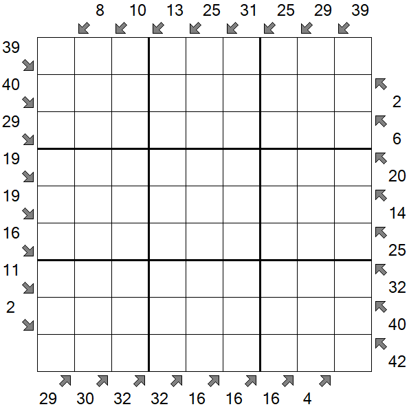 Little Killer Sudoku - Schwierig