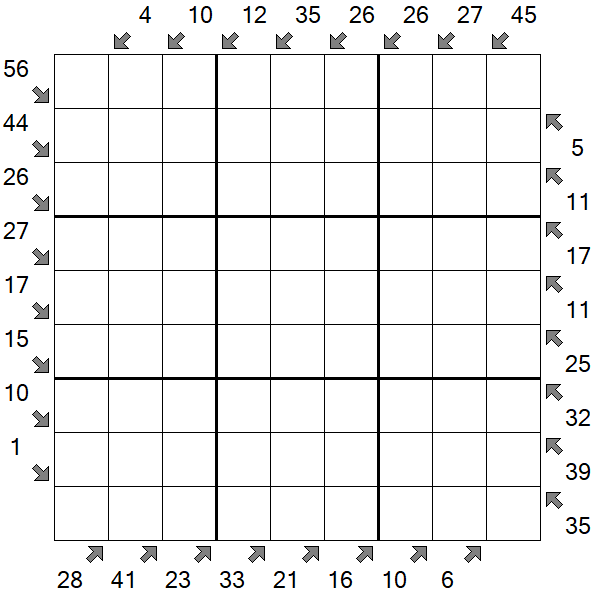 Little Killer Sudoku - Schwierig