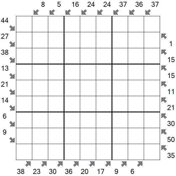 Little Killer Sudoku - Schwierig