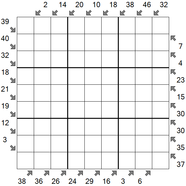Little Killer Sudoku - Difficile