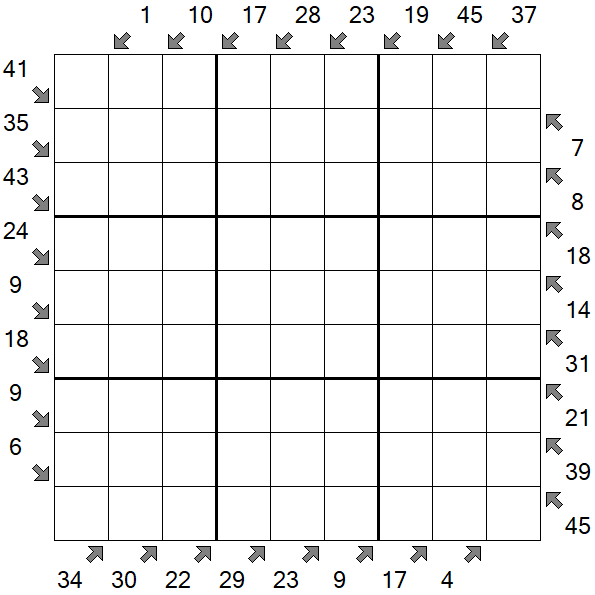 Little Killer Sudoku - Difficile