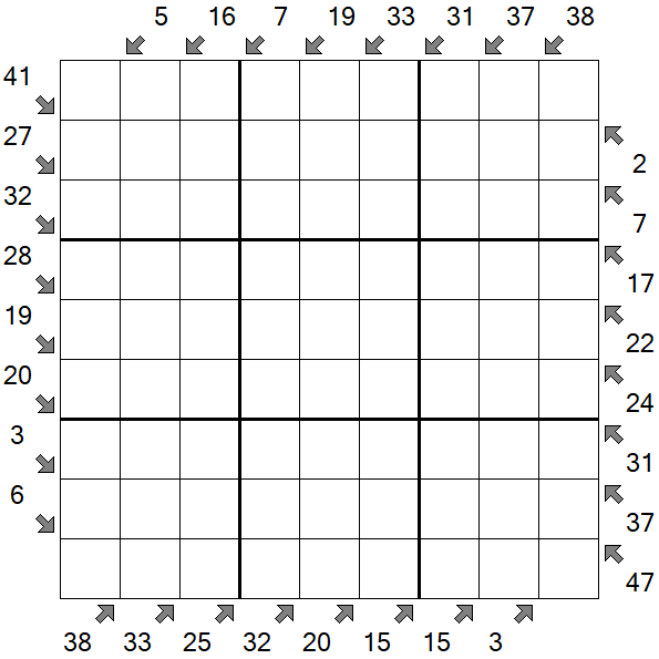 Little Killer Sudoku - Difficile
