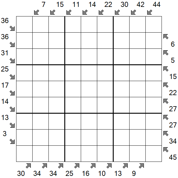 Little Killer Sudoku - Hard