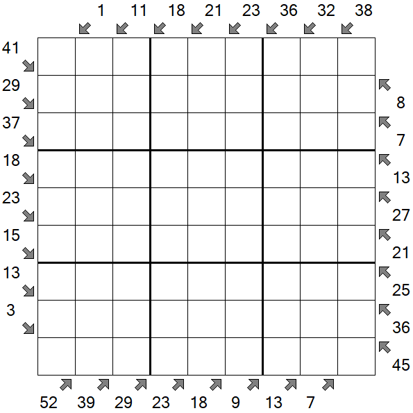 Little Killer Sudoku - Difficile