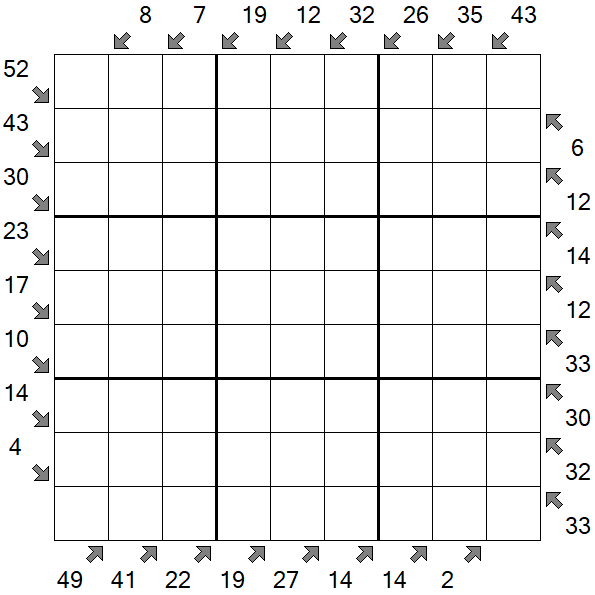 Little Killer Sudoku - Difícil