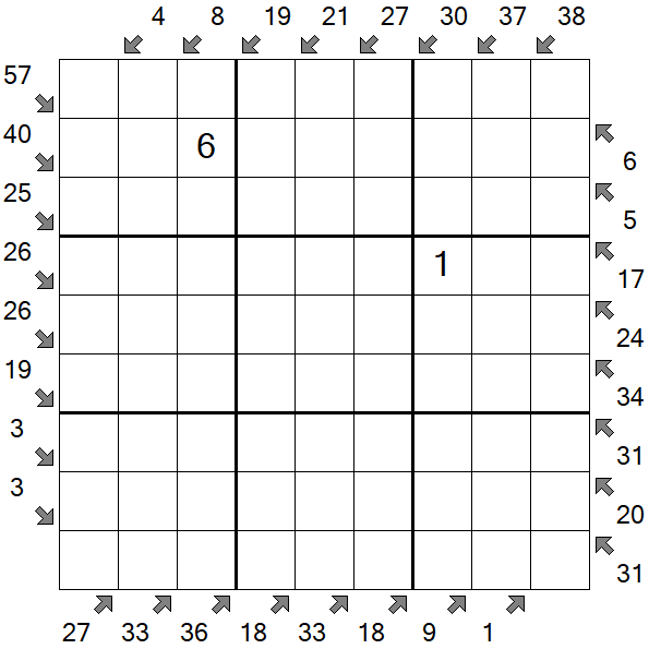 Little Killer Sudoku - Hard