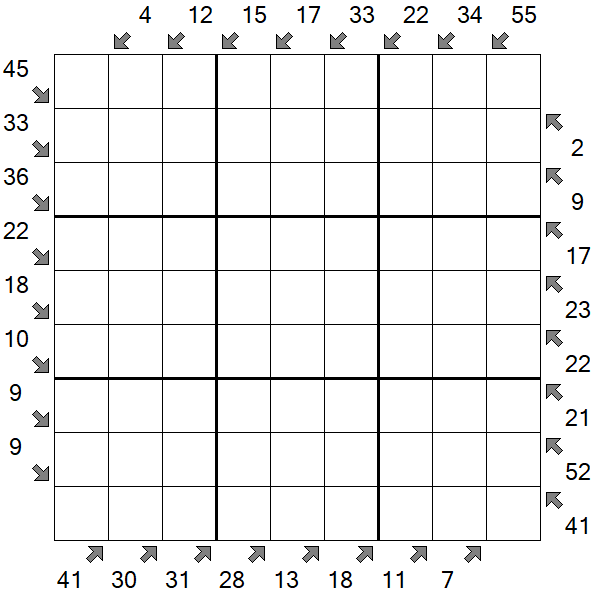 Little Killer Sudoku - Difícil