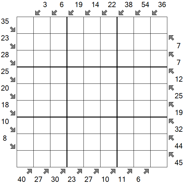 Little Killer Sudoku - Difícil