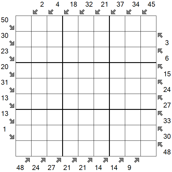 Little Killer Sudoku - Difícil