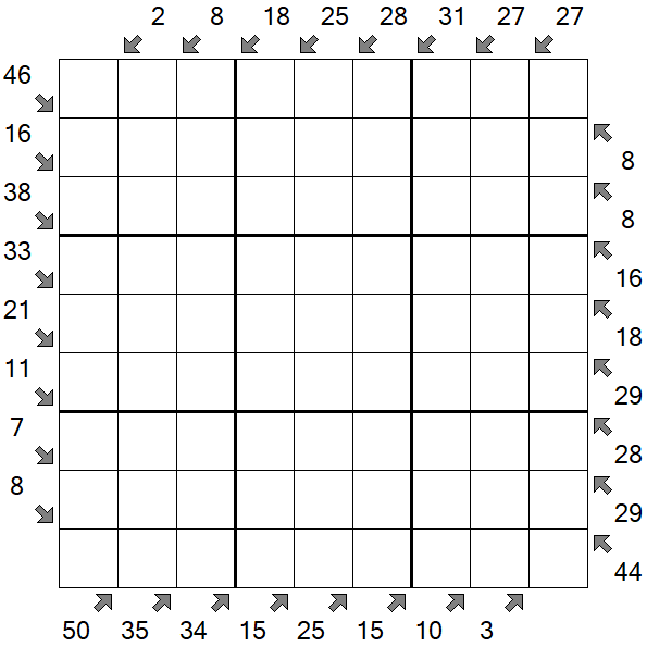 Little Killer Sudoku - Hard