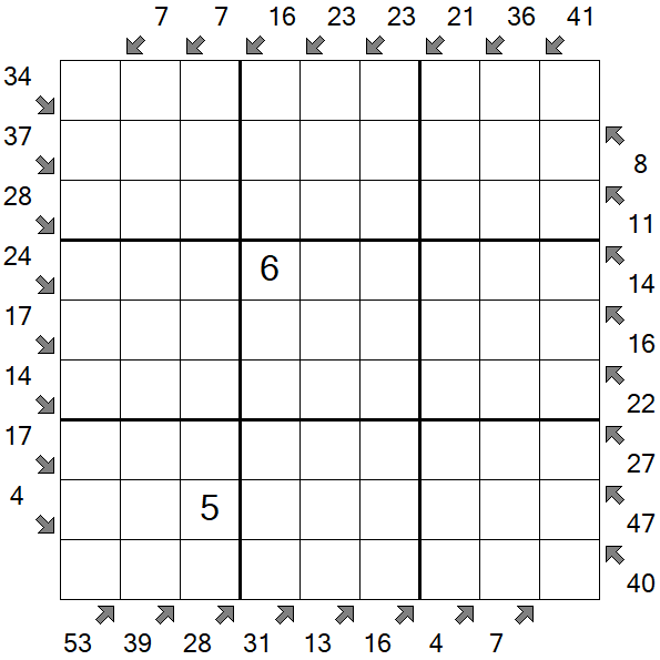 Little Killer Sudoku - Hard