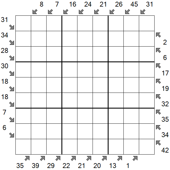 Little Killer Sudoku - Difficile