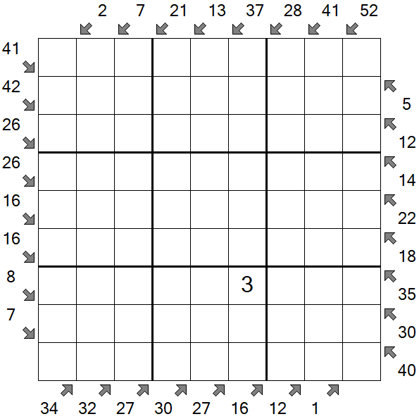 Little Killer Sudoku - Difícil