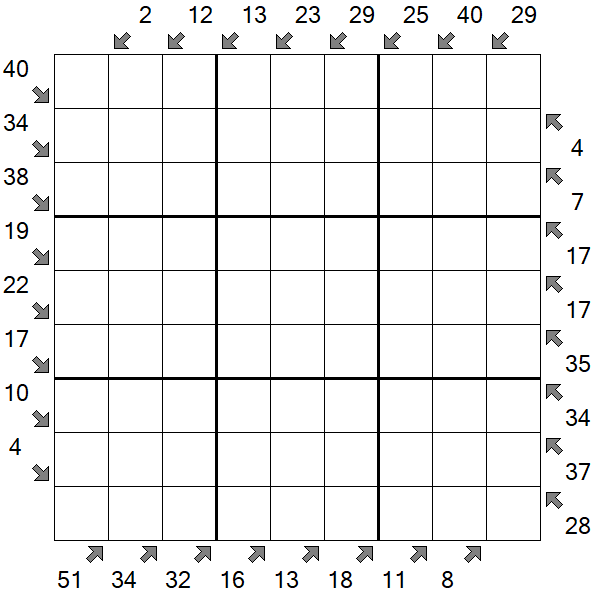 Little Killer Sudoku - Difícil