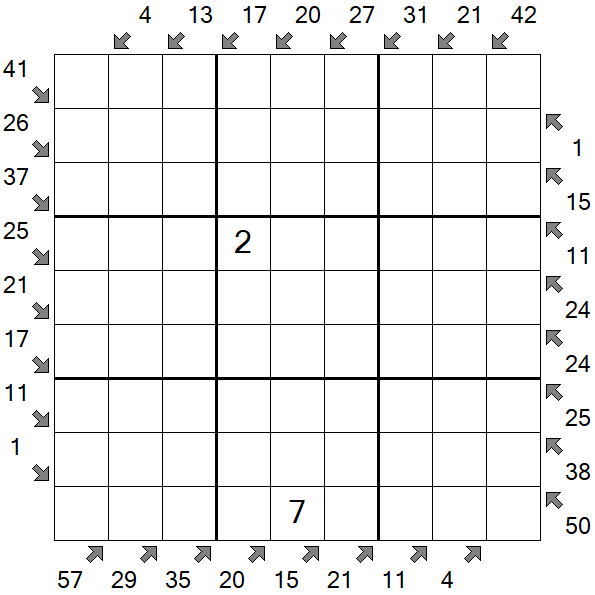 Little Killer Sudoku - Hard