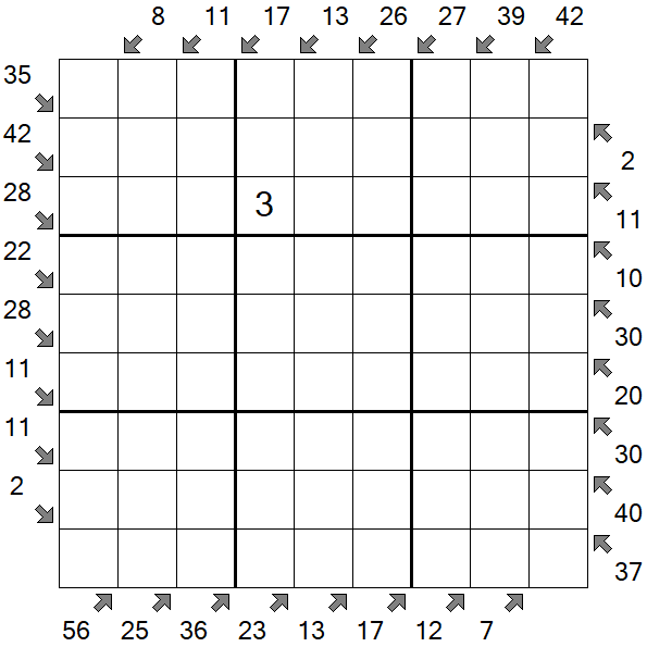 Little Killer Sudoku - Hard