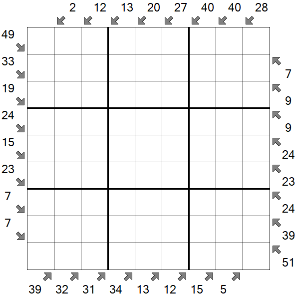 Little Killer Sudoku - Hard