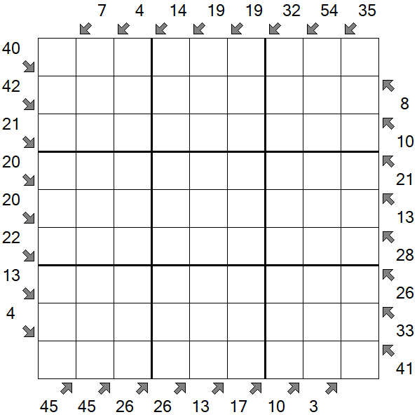 Little Killer Sudoku - Difficile