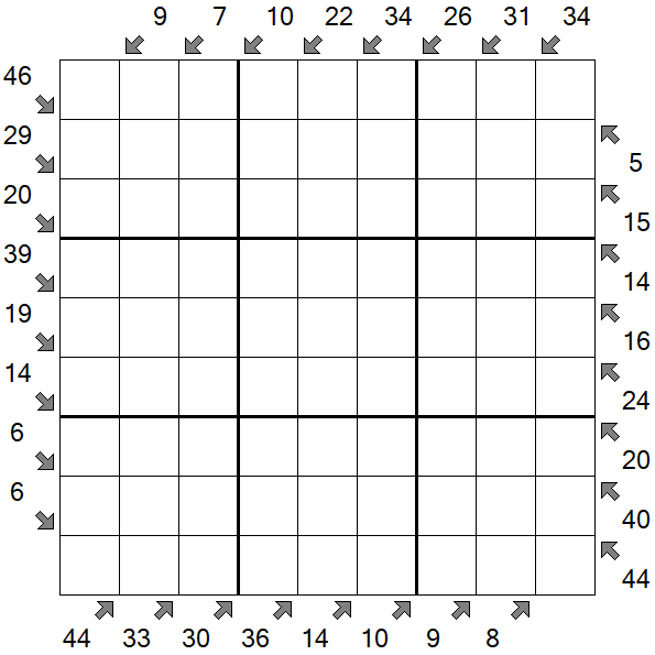 Little Killer Sudoku - Hard