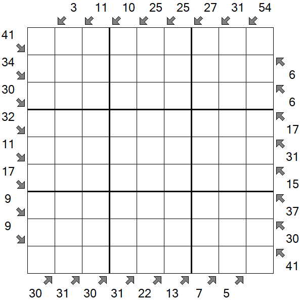 Little Killer Sudoku - Difficile