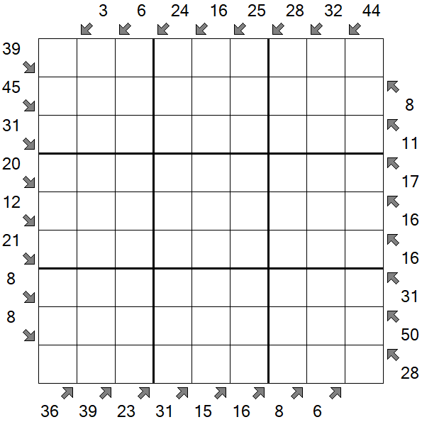 Little Killer Sudoku - Difícil