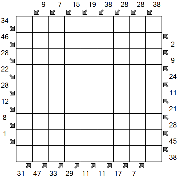 Little Killer Sudoku - Hard
