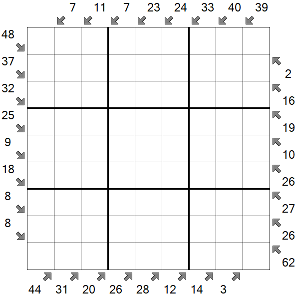 Little Killer Sudoku - Difficile