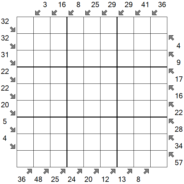 Little Killer Sudoku - Difícil