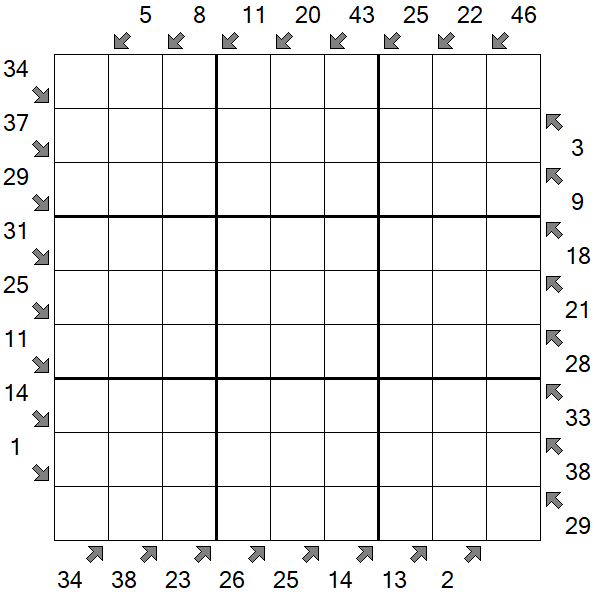 Little Killer Sudoku - Hard
