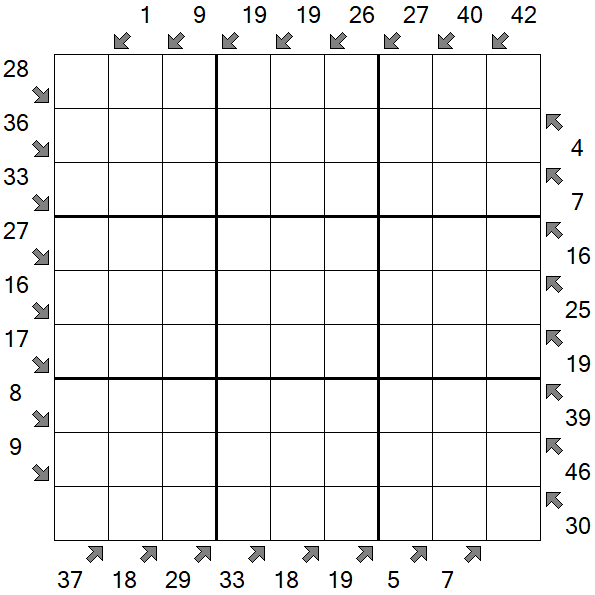 Little Killer Sudoku - Difficile