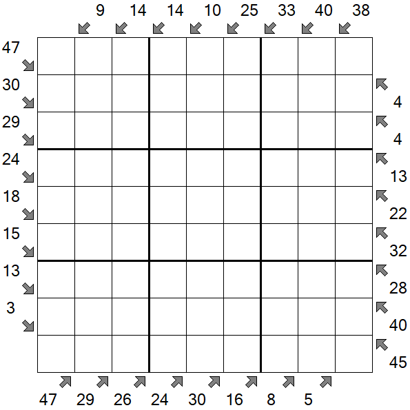 Little Killer Sudoku - Difícil