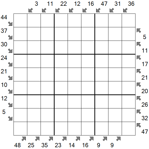Little Killer Sudoku - Hard