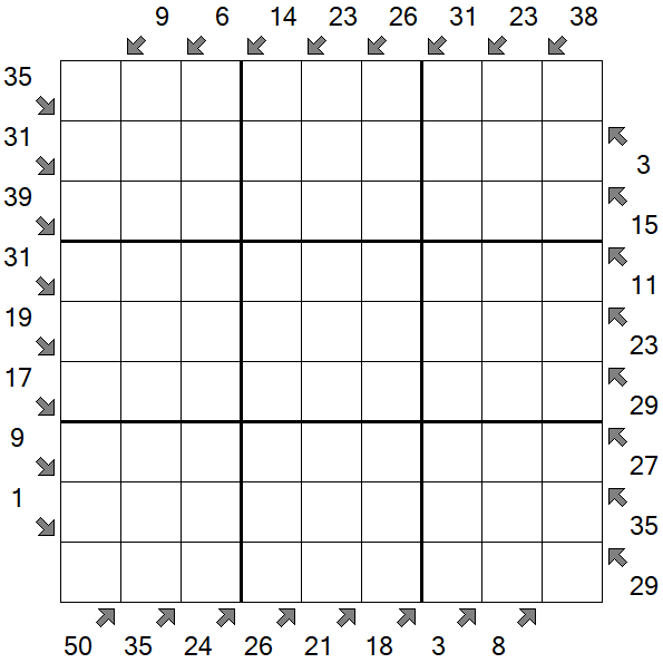 Little Killer Sudoku - Difícil