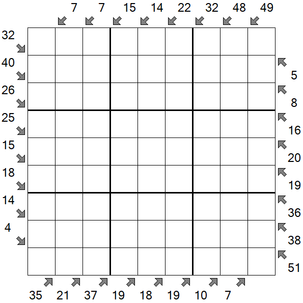 Little Killer Sudoku - Difficile