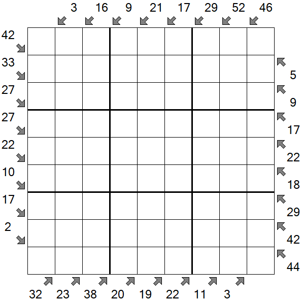 Little Killer Sudoku - Difficile