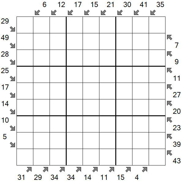 Little Killer Sudoku - Hard
