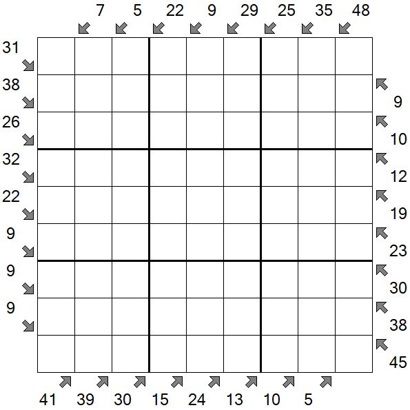 Little Killer Sudoku - Difficile