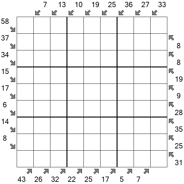 Little Killer Sudoku - Hard