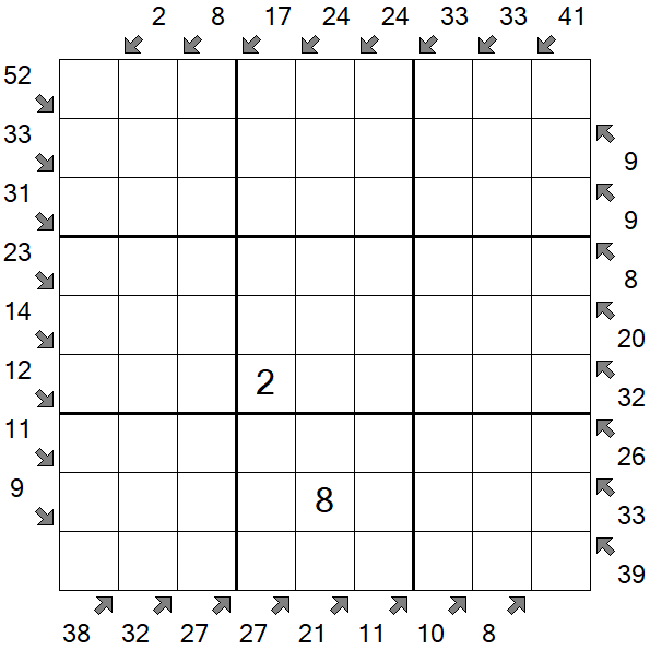 Little Killer Sudoku - Difícil