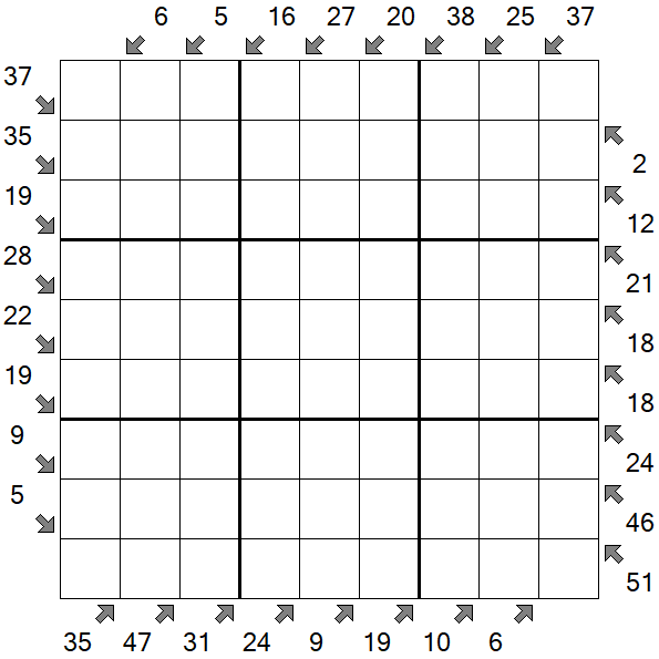 Little Killer Sudoku - Hard