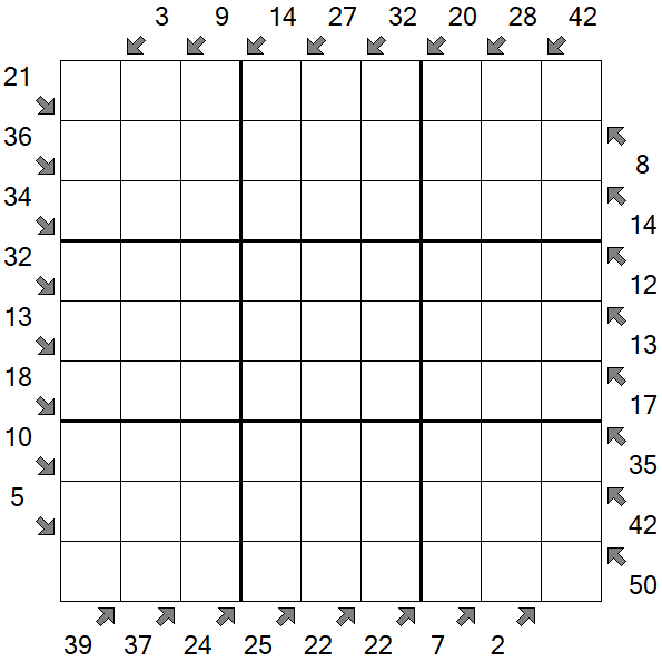 Little Killer Sudoku - Difícil