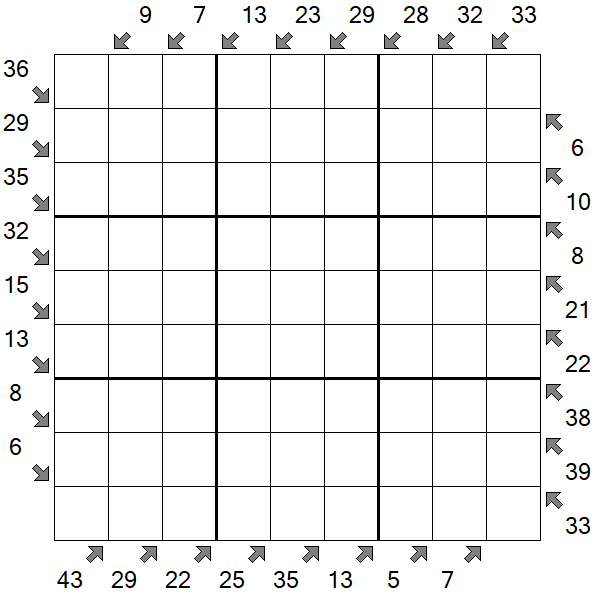 Little Killer Sudoku - Difícil