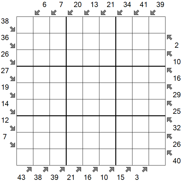 Little Killer Sudoku - Difícil