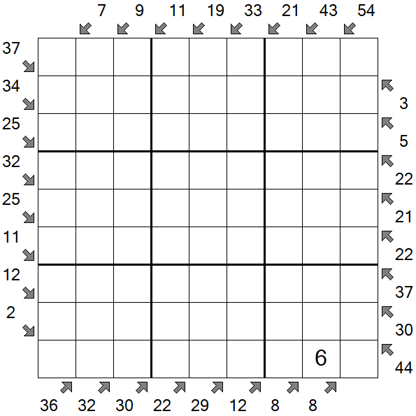 Little Killer Sudoku - Difícil