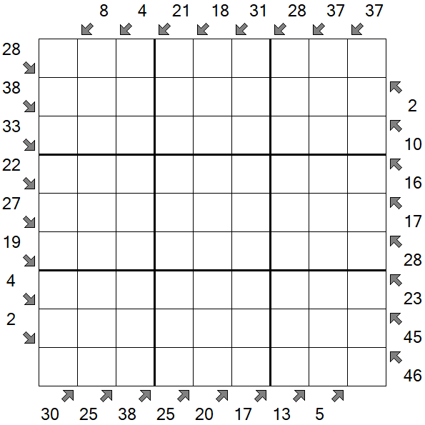 Little Killer Sudoku - Difícil