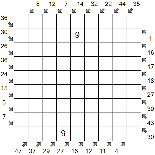 Little Killer Sudoku - Difícil