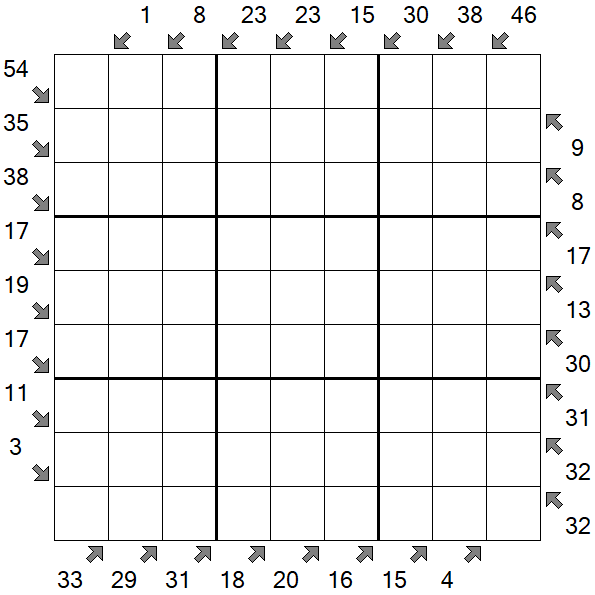 Little Killer Sudoku - Difficile