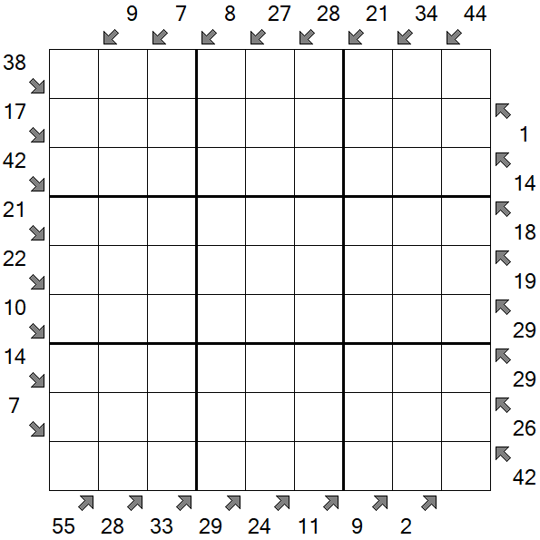Little Killer Sudoku - Difícil