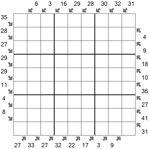 Little Killer Sudoku - Difícil