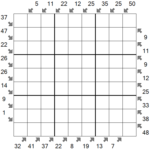 Little Killer Sudoku - Difícil